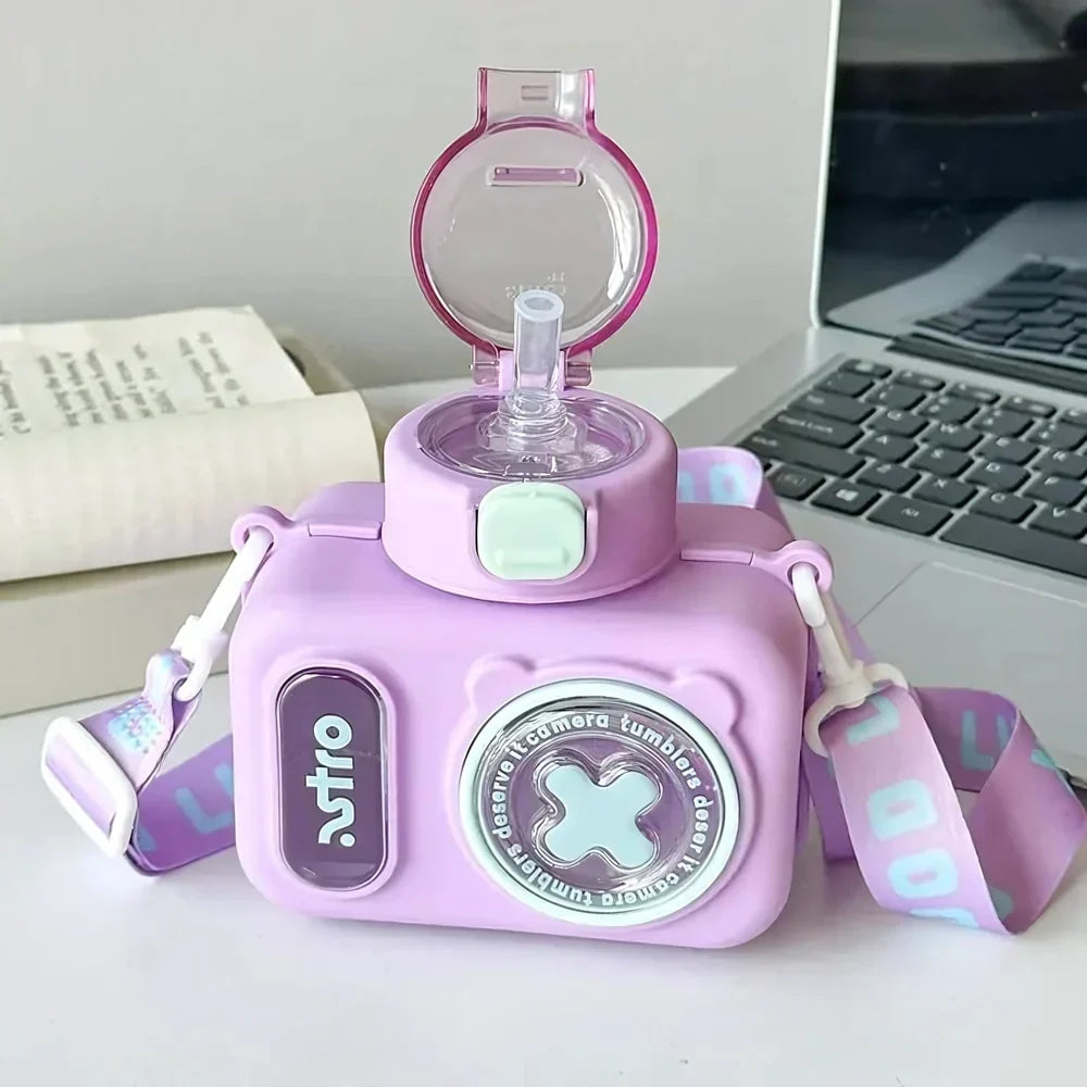 Premium Cute Cartoon Water Bottle for Kids – (Multi-Design)