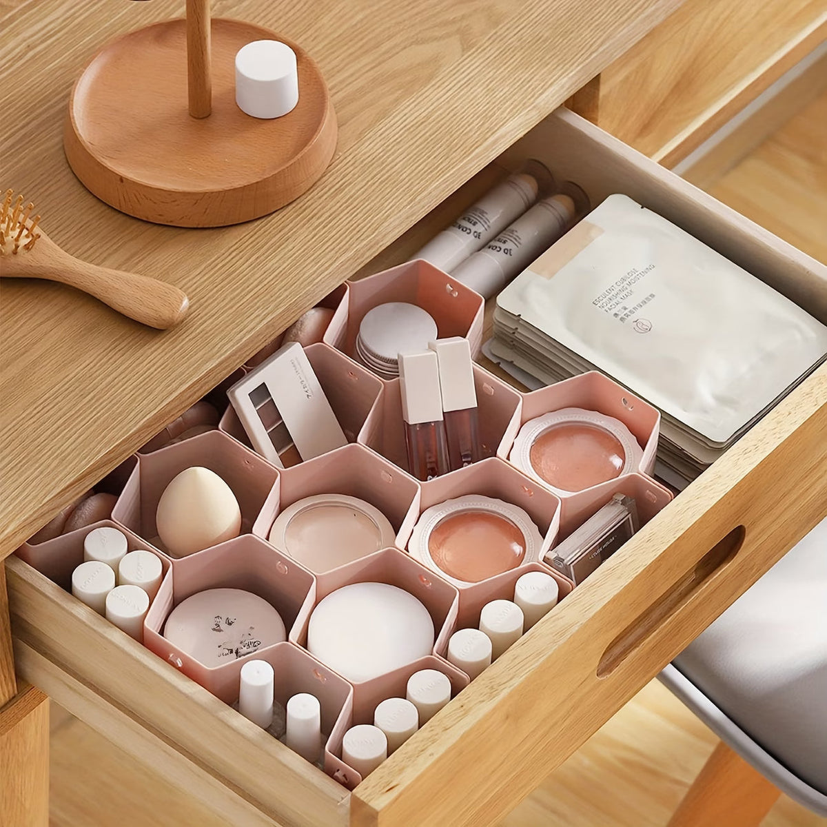 HoneyComb Drawer Organiser (8 Pcs/ Set)