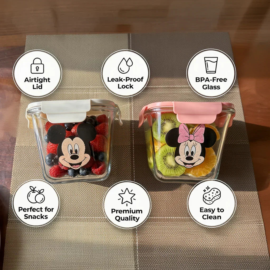 Mickey & Friends Storage Jars (1 Free Gift )