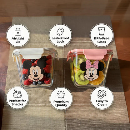 Mickey & Friends Storage Jars (1 Free Gift )