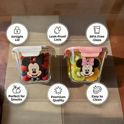 Mickey & Friends Storage Jars (1 Free Gift )