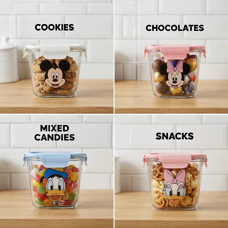 Mickey & Friends Storage Jars (1 Free Gift )