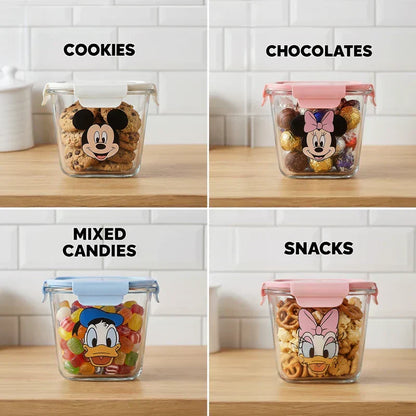 Mickey & Friends Storage Jars (1 Free Gift )