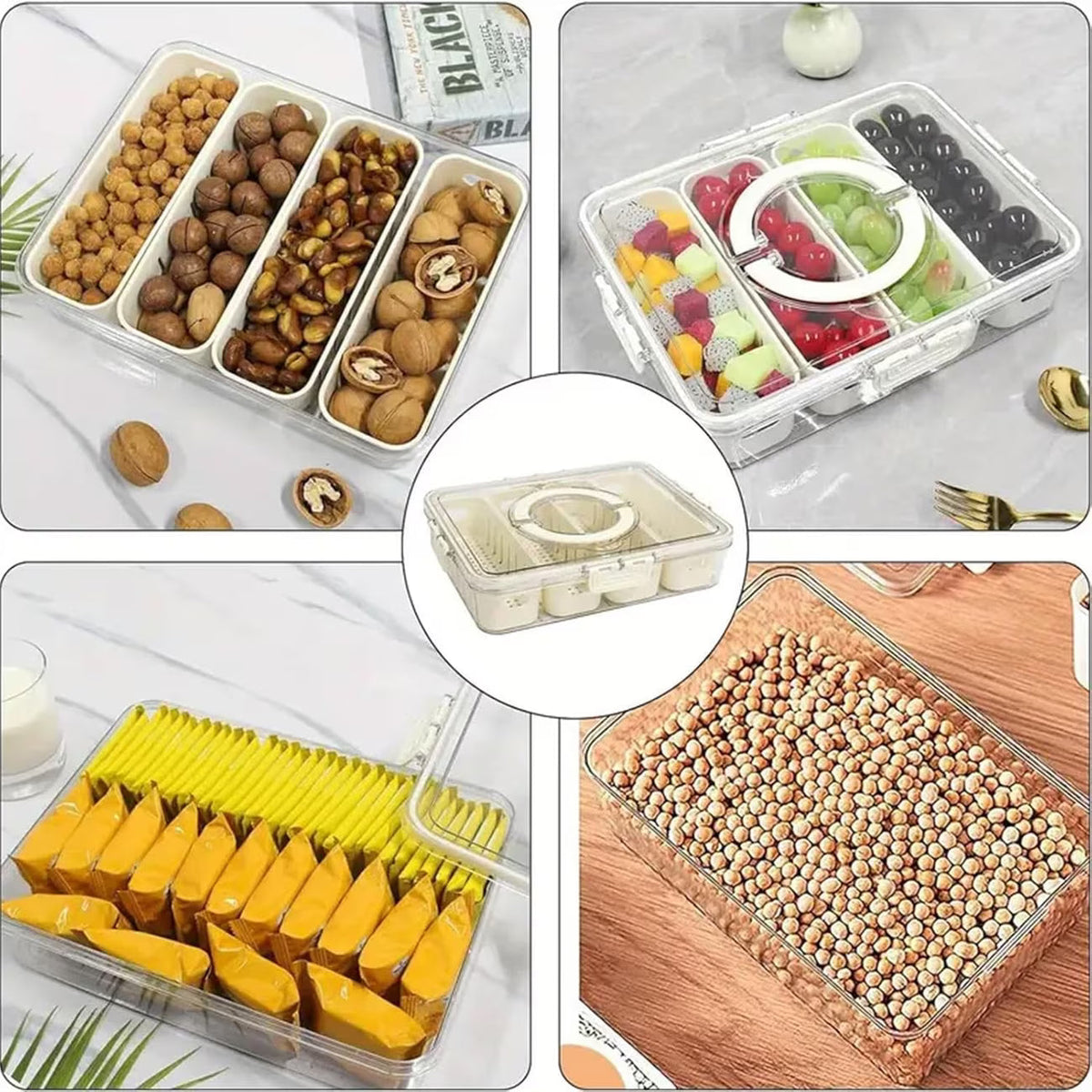 Multipurpose Snacks & Fruits Container Boxes