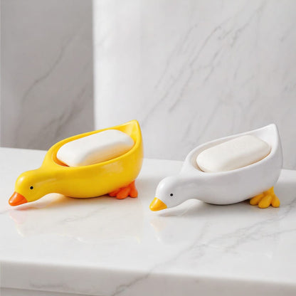 Duck Soap Holder For Bathroom, Kitchen, Washroom, Kids' Room, Travel