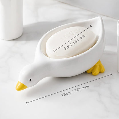 Duck Soap Holder For Bathroom, Kitchen, Washroom, Kids' Room, Travel