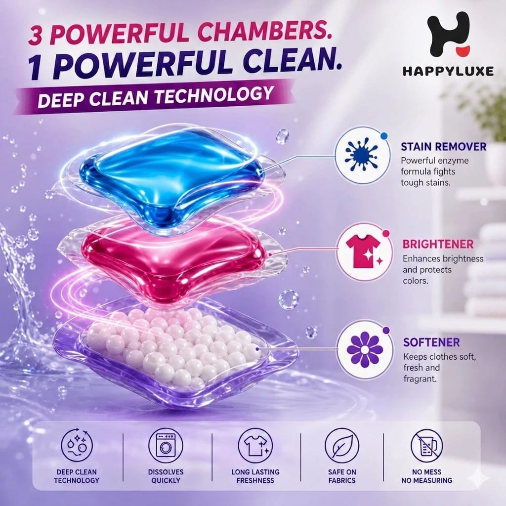 5 in 1 Laundry Power Detergent Pods