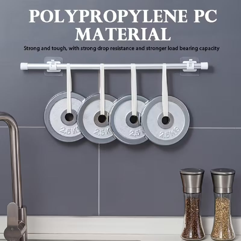 Drill-Free Curtain & Towel Rod Holder