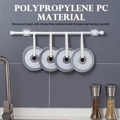 Drill-Free Curtain & Towel Rod Holder