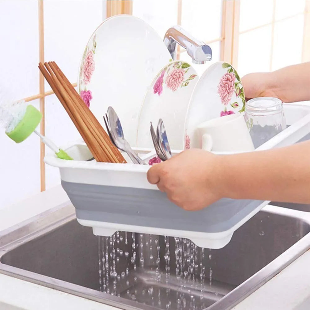 Smart Foldable Dish Rack