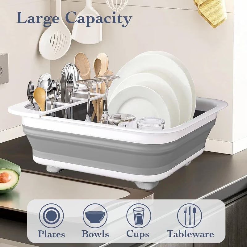 Smart Foldable Dish Rack