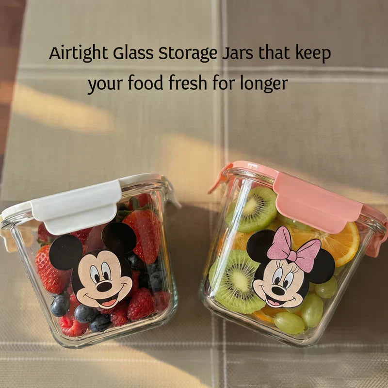 Mickey & Friends Storage Jars (1 Free Gift )