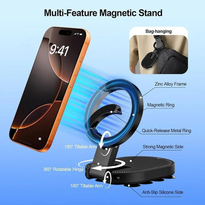 3 in 1 Magnetic Rotatable Vacuum Phone Mount