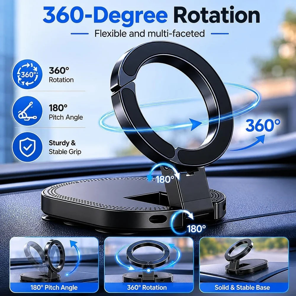 3 in 1 Magnetic Rotatable Vacuum Phone Mount
