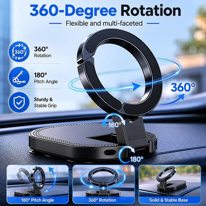 3 in 1 Magnetic Rotatable Vacuum Phone Mount
