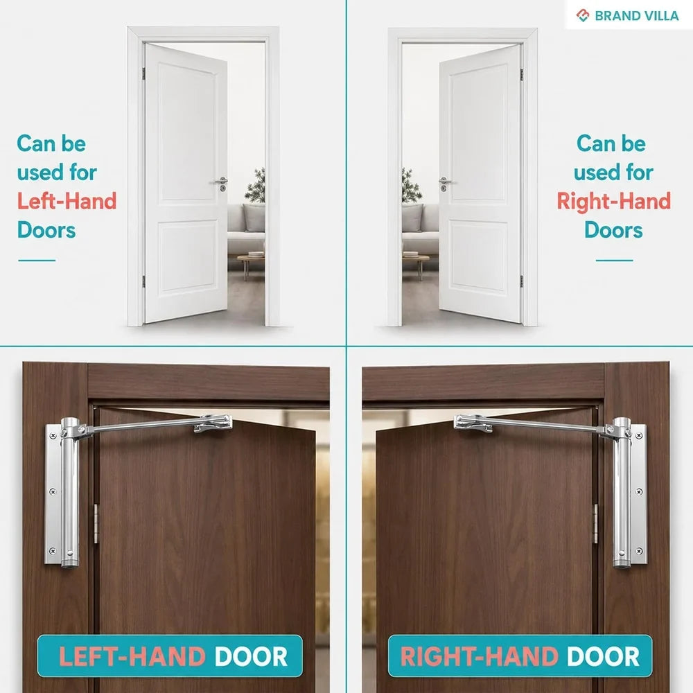 Universal Automatic Door Closer for Home & Office